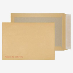 Blake Everyday Envelopes C4 Manilla Pocket Peel and Seal Board Back 120gsm 324x229mm (Pack 20) - 1393520 15651BL