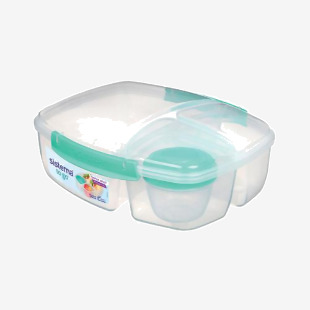 Sistema 3 Split Lunch Box with Yoghurt Pot 2L 20920 SIS20920