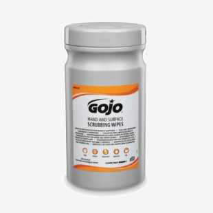 Gojo Hand and Surface Scrubbing Wipes Canister (Pack of 80) 9680-06-EEU GJ29300