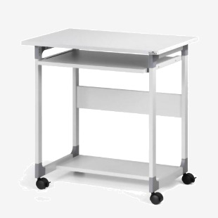 Durable SYSTEM PC Workstation Trolley 75 Fixed Height Grey - 379610 25269DR