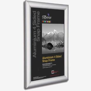 SECO Aluminium Snap Frame A-Board 32mm 20 x 30 Inches Silver - 2030AB 24653SS