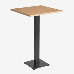 Zap WARWICK Bar Height Table - Kaffee Light Oak - 70cm x 70cm ZA.2222CT