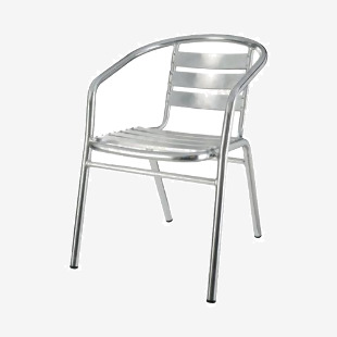 Bistro aluminium armchair 421924