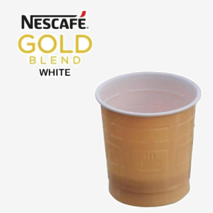 In-Cup Gold Blend White 25s 73mm Plastic Cups NWT256