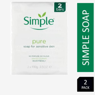 Simple Soap TwinPack (2x100g Bars) NWT178