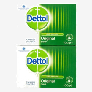 Dettol Antibacterial Original Soap 2x100g NWT5139