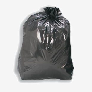 5 Star Facilities Bin Liners Recycled MediumHeavy Duty 110L Black (Pack of 200) FS929763