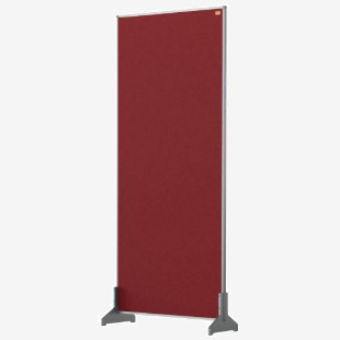 Nobo 1915514 Red Impression Pro Desk Divider 400x1000mm 31150J