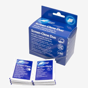 AF Screen-Clene Duo WetDry Cleaning Wipes (Pack 20) SCR020 AFSCR020