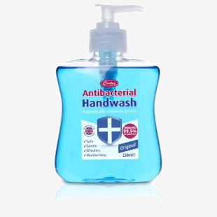 ValueX Antibacterial Hand Soap Pump Top Bottle 250ml (Pack 2) 0604245 85061CP