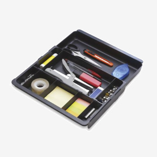 Exacompta ECOBlack Drawer Organiser Black - 316014D 73879EX