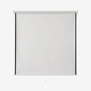 Bi-Office Wall Projection Screen 1500x1500mm Black Border White Housing - 9D006030 73116BS