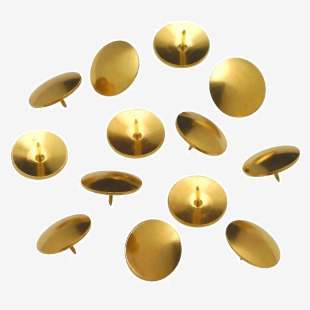 ValueX Drawing Pin 9.5mm Brass (Pack 100) - 34231 70886WH