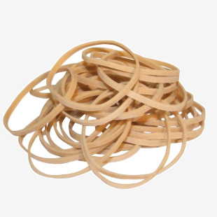 ValueX Rubber Elastic Band No 16 1.5mmx60mm 454g Natural - RB16NAT 70641WH