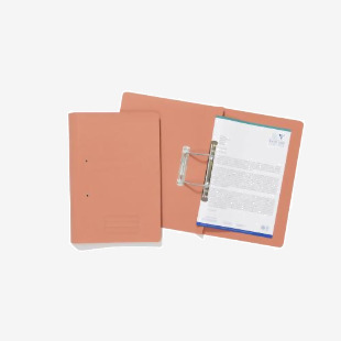 Exacompta Transfer File Manilla Foolscap Orange 285gsm (Pack 25) TFM-ORGZ 66938EX