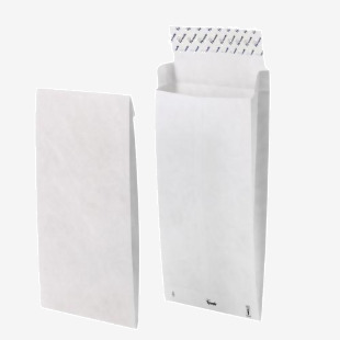 Tyvek Pocket Gusset Envelope C4 Peel and Seal Plain 38mm Gusset 55gsm White (Pack 100) - 11841 61279BG