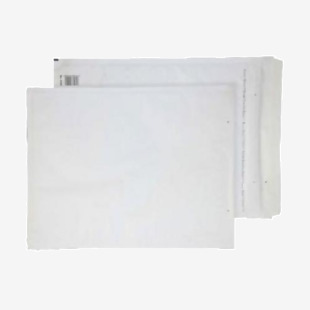 Blake Packaging Envelopes White Pocket Peel and Seal Bubble Padded 90gsm 300x430mm (Pack 50) - J6 60257BL