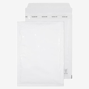 Blake Packaging Envelopes C5+ White Pocket Peel and Seal Bubble Padded 90gsm 260x180mm (Pack 100) - D1 60222BL