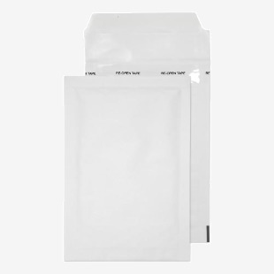 Blake Packaging Envelopes C6 White Pocket Peel and Seal Bubble Padded 90gsm 165x100mm (Pack 200) - A000 60201BL