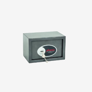 Phoenix Vela Home and Office Size 1 Security Safe Key Lock Graphite Grey SS0801K 58073PH