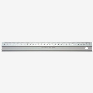 Linex Aluminium Hobby Ruler 30cm Silver LX E2930M - 100413070 74806PL