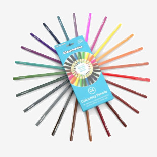 Classmaster Colouring Pencils in 12 Assorted Colours (Pack 24) - CPW24 51183EA