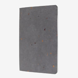 Sigel Re-Up Notebook A5 140x200x10mm Softcover Made Of Coffee Husks Pages Made Of Cotton Waste Vegan 100 100gsm Ruled Pages Dark Grey - RU105 50777SG