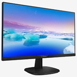 Philips V Line 243V7QJABF 23.8 Inch 1920 x 1080 Pixels Full HD IPS Panel HDMI VGA DisplayPort Monitor 8PH243V7QJABF00