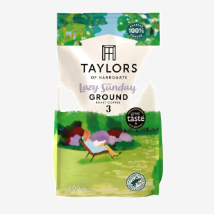 Taylors of Harrogate Lazy Sunday Ground Coffee 200g - 0403178 25682CP