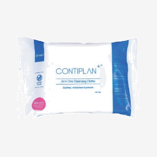 Clinell Contiplan 3-in-1 Continence Care Cloths (Pack of 8) CON8 CL44634