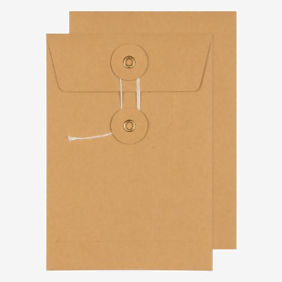 Blake Senses String & Washer Manilla Internal Mail Pocket 162x114mm 180gsm Pack 200 Code SW722 SW722