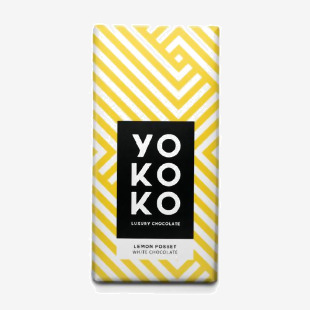 Yokoko Chocolate Bar Lemon Posset White Chocolate (Bar 95g) - 0401368 53346CP