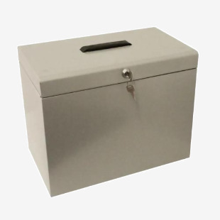 ValueX Cathedral Metal Suspension File Box A4 Grey - A4GY 14326CA