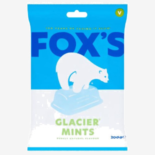 Foxs Glacier Mints Sweets 200g (Pack 12) - 0401004 85040CP