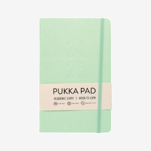 Pukka Pad Academic Diary 24/25 Pastel Green 9970-ACD PP09970