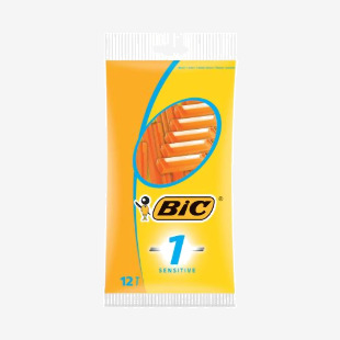 Bic 1 Disposable Razor Sensitive (Pack of 12) 928770 BC39505