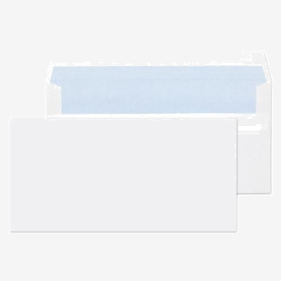 ValueX Everyday Envelopes DL White Wallet Plain Self Seal 80gsm 110x220mm (Pack 500) - FL2882500 57021BL