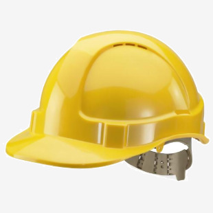 Beeswift Safety Helmet Vented Yellow (Pack 1) - BBVSHY 54851BE