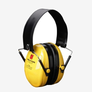 3M Peltor Optime Comfort Folding Headband Ear Defenders Yellow (Pack 1) - H510F-404-GU 54732BE