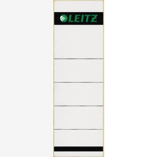 Leitz Self Adhesive Lever Arch File Spine Label 615x192mm Grey (Pack 10) 16420085 20297ES