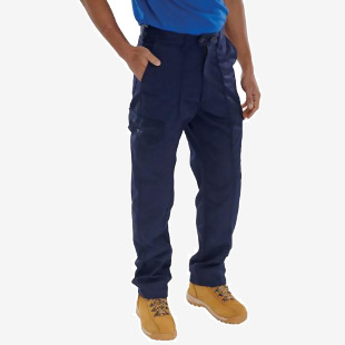 Beeswift Super Click Drivers Trousers Navy Blue 52T BSW13200