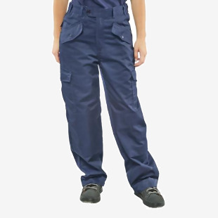 Beeswift Ladies Polycotton Trousers Navy Blue 36 BSW05417