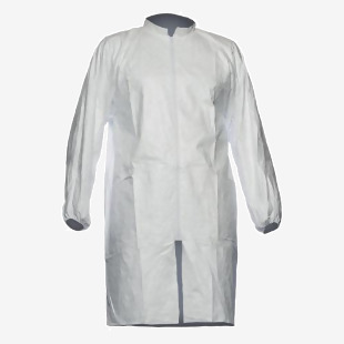 Dupont Tyvek 500 Lab Coat Pl309 (Pack of 10) White L DPT00755