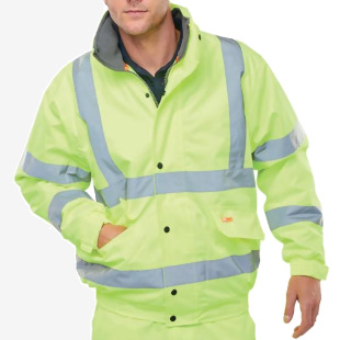 Beeswift High Visibility Fleece Lined Bomber Jacket BSW24700