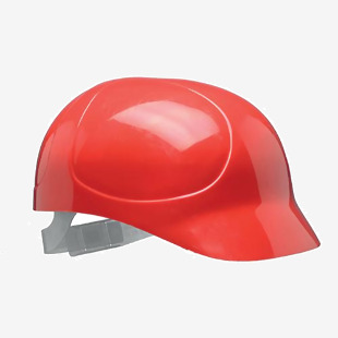 Centurion S19 Reduced Peak Bump Cap Red CTN61355