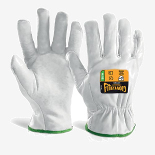 Beeswift Glovezilla Cut Resistant Drivers Gloves 1 Pair White M BSW34639