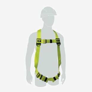 Honeywell H100 1 Point Safety Harness Yellow One Size HNW06503