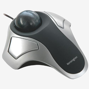 Kensington Orbit Wired Optical Trackball Mouse BlackSilver 64327EU 24805AC