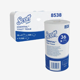 Scott 2-Ply Performance Toilet Roll 320 Sheets (Pack of 36) 8538 KC00267