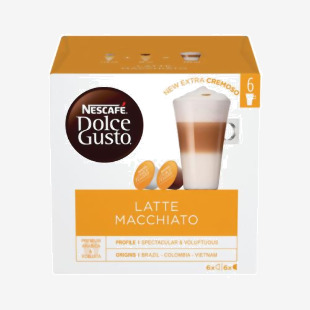 Nescafe Dolce Gusto Latte Macchiato Coffee Capsules (Pack of 48) 112416323 NL19838